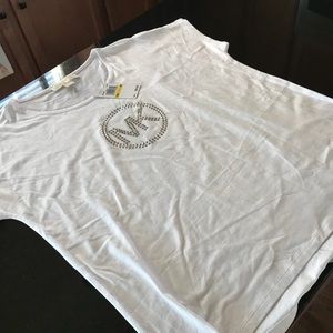 Michael Kors tee shirt new with tags size med